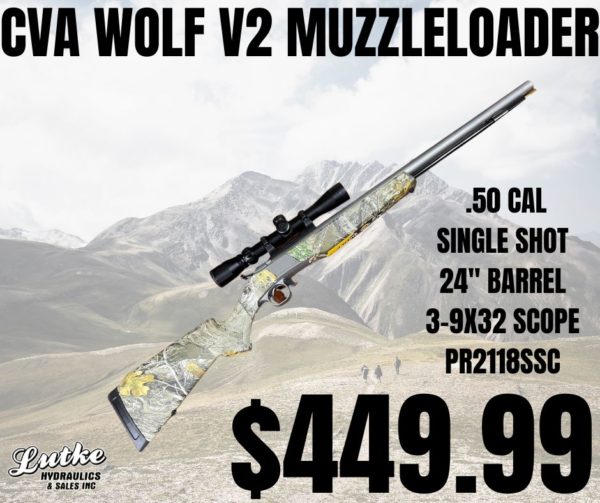 CVA WOLF V2 MUZZLELOADER (PR2118SSC)