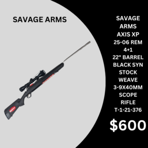 SAVAGE ARMS AXIS XP