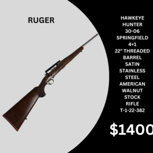 RUGER HAWKEYE HUNTER 30-06